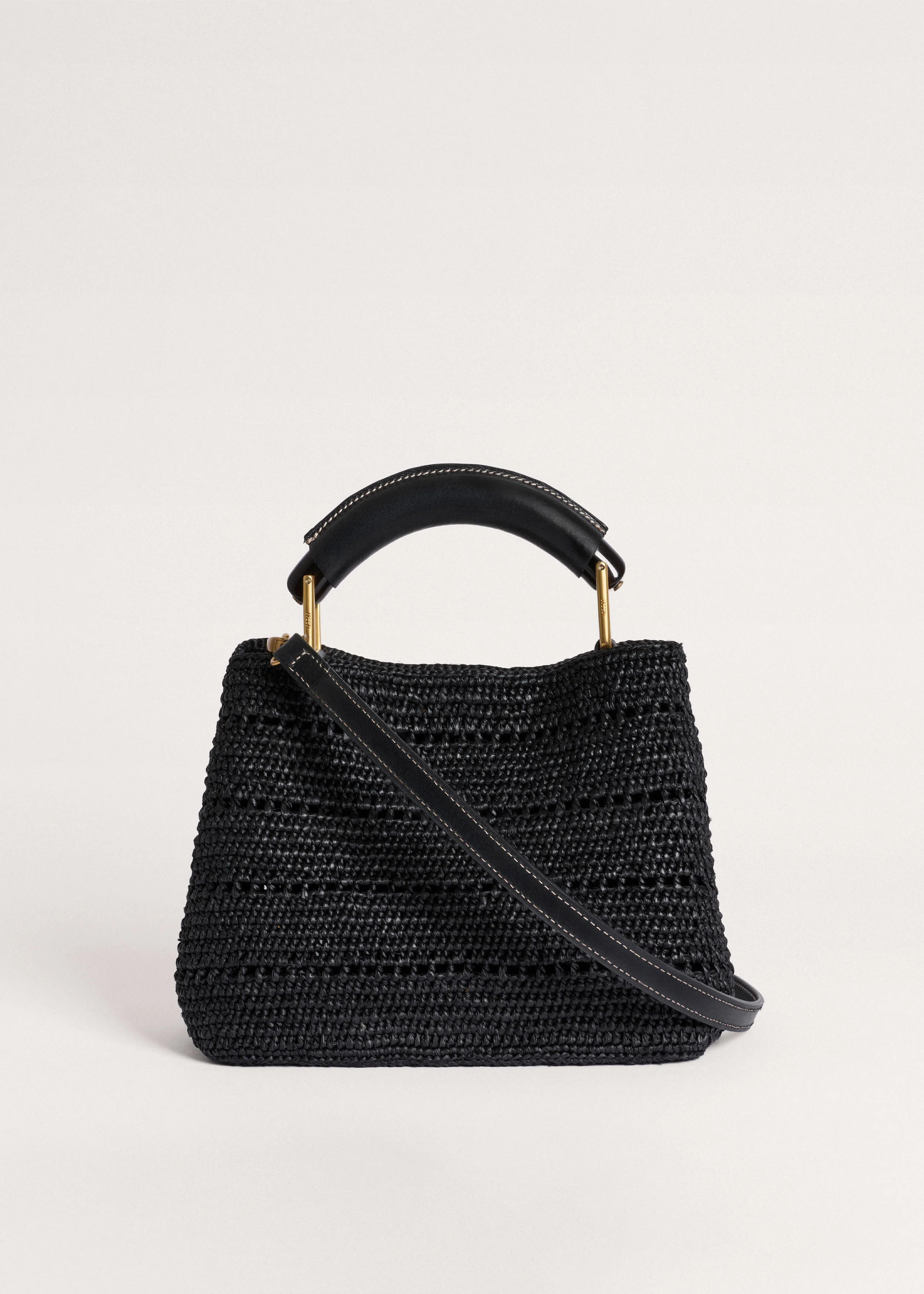 Mini Day Bag Raffia + Leather | ME+EM Global (Excluding US)