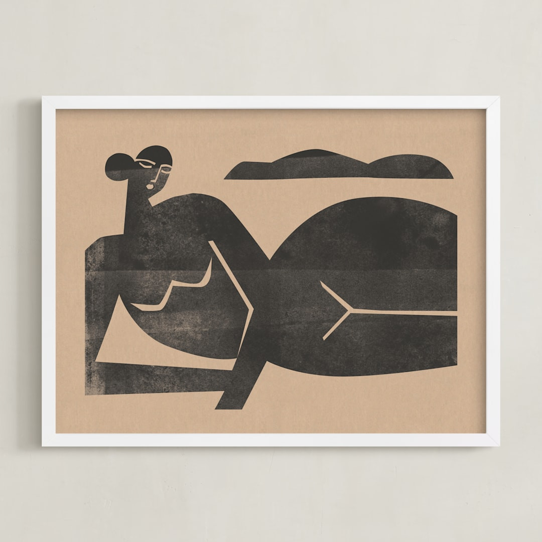 Woodblock Nude | Minted
