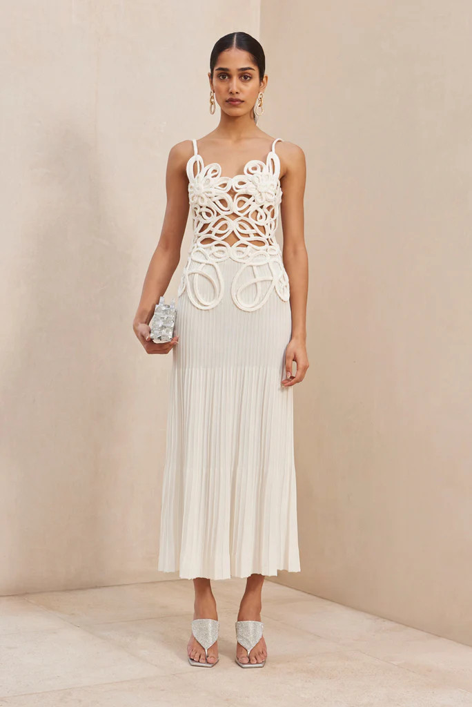 NALDA KNIT DRESS - OFF WHITE | Cult Gaia - US