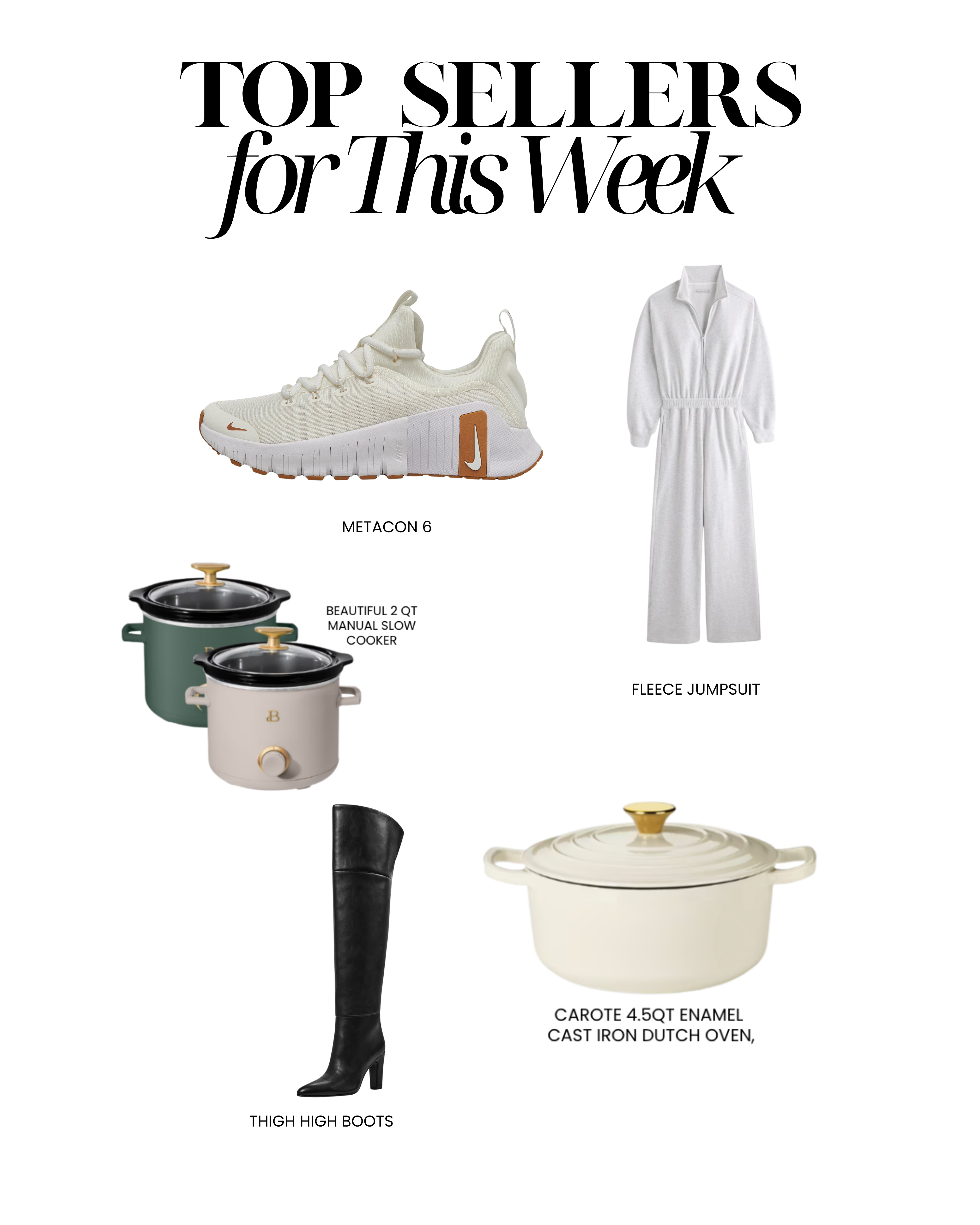 Top Sellers This week 

 #LTKGiftGuide #LTKHoliday #LTKFindsUnder100