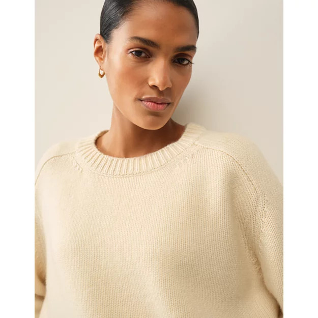 Luxury Cashmere Boxy Jumper | The White Company UK & ROW