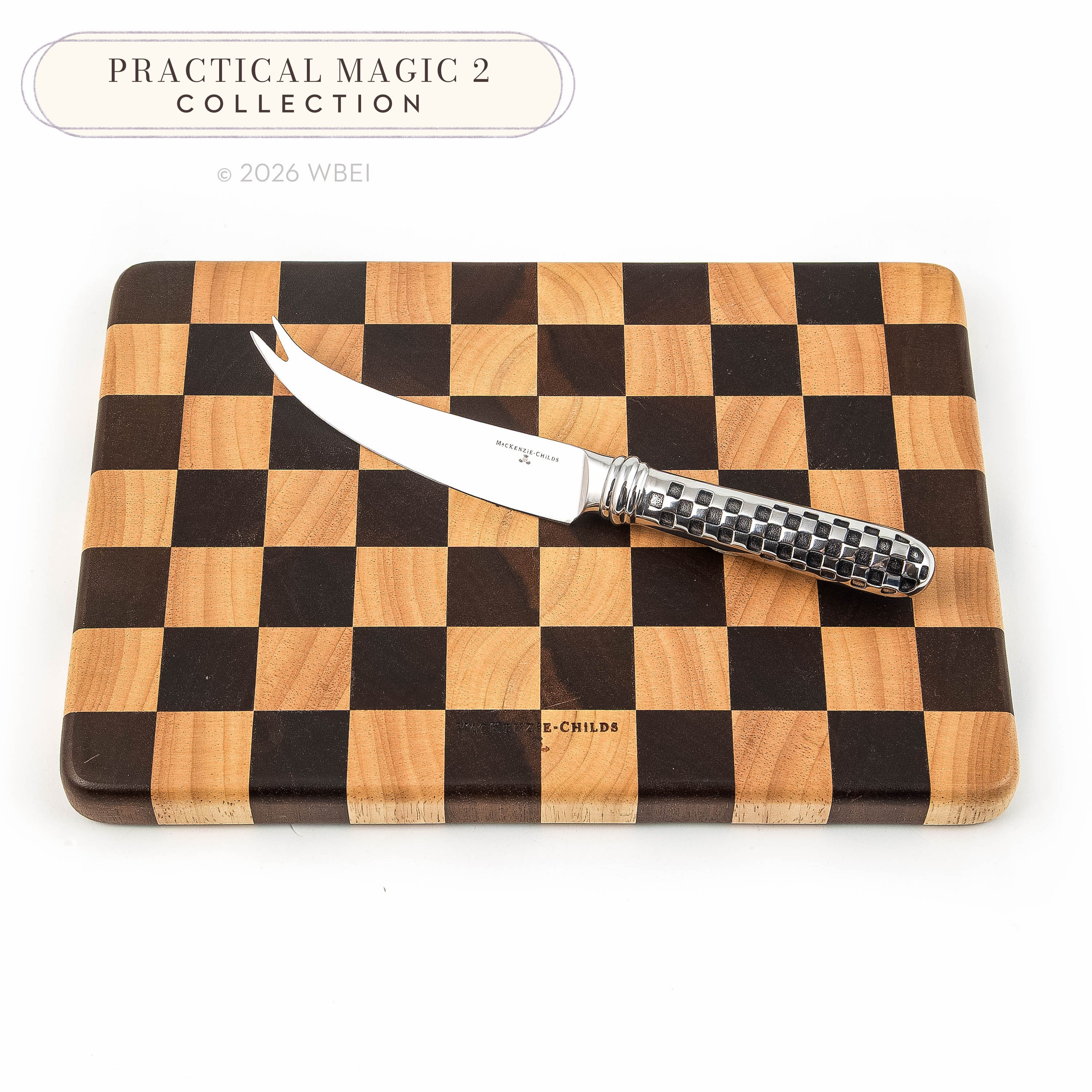 MacKenzie-Childs Check Cheese Board Set | MacKenzie-Childs