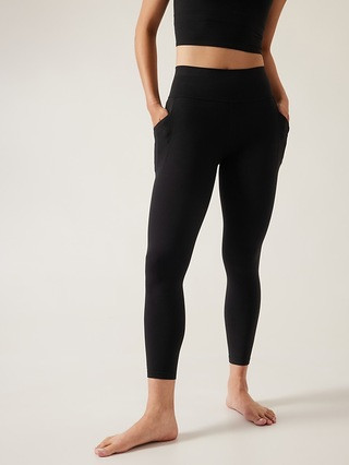 Mid Rise Salutation Stash 7/8 Tight | Athleta