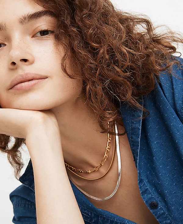 Herringbone Chain Necklace | Madewell | Madewell