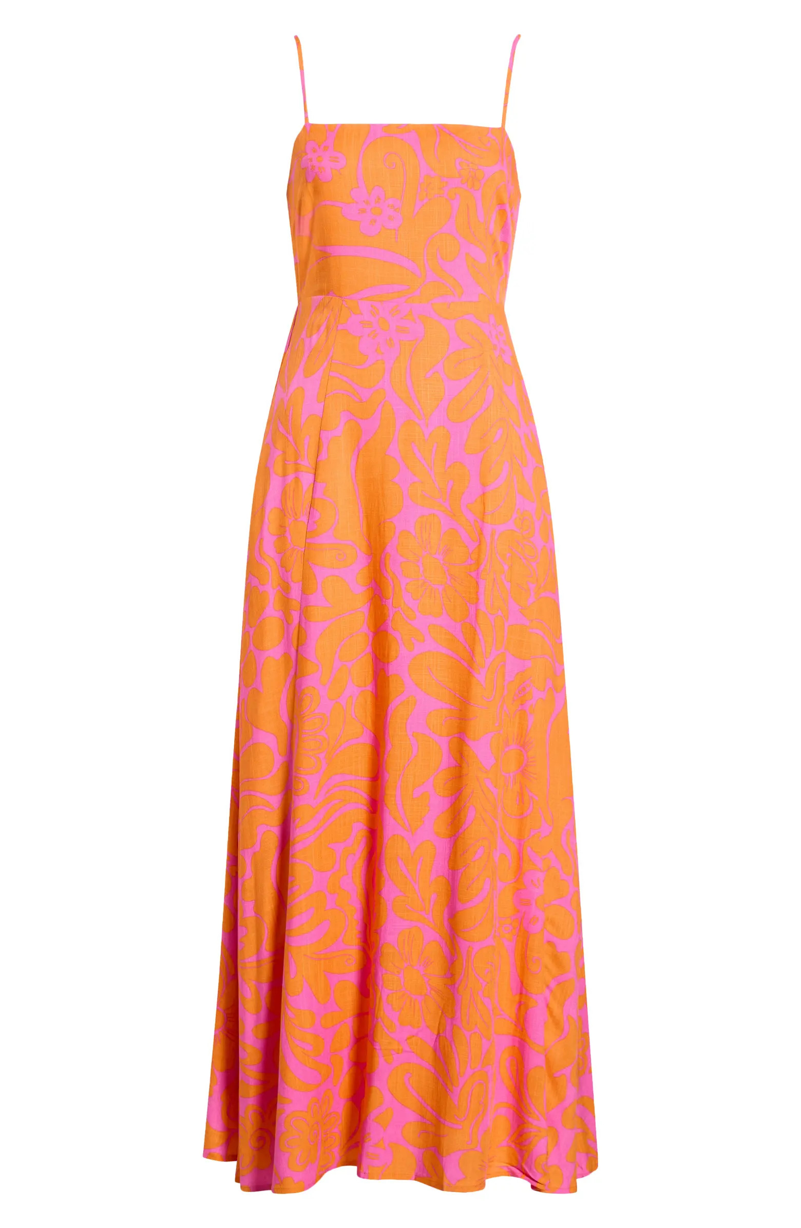 SUGARLIPS Kaci Floral Vin Smocked Maxi Dress | Nordstrom | Nordstrom