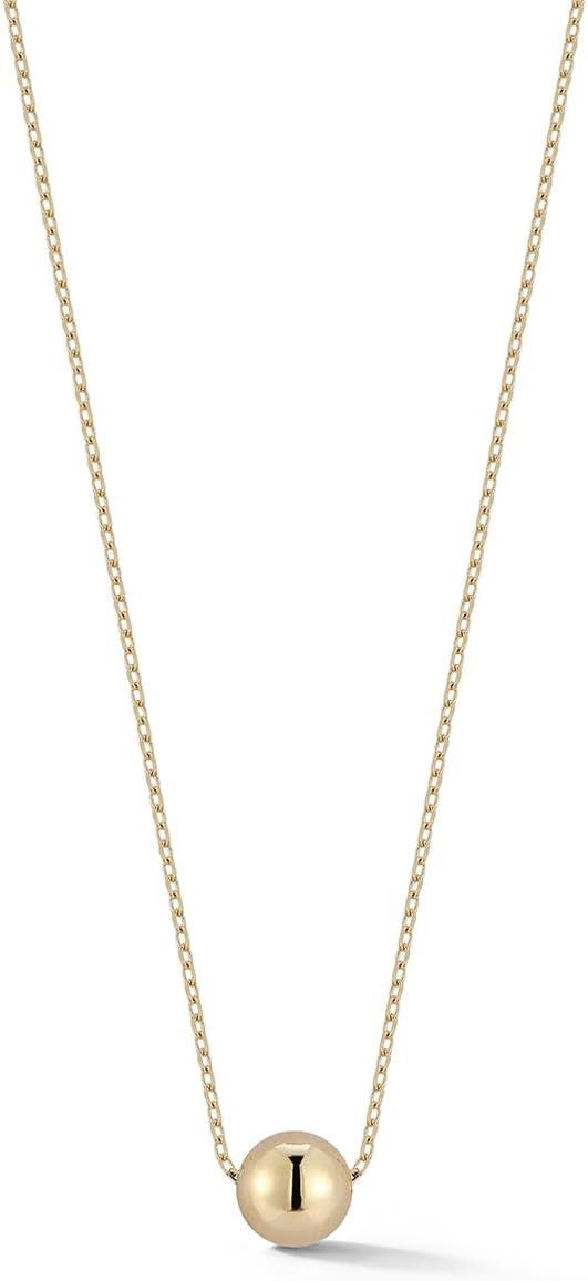 Amazon.com: Gold Ball Necklace, OS : Clothing, Shoes & Jewelry | Amazon (US)