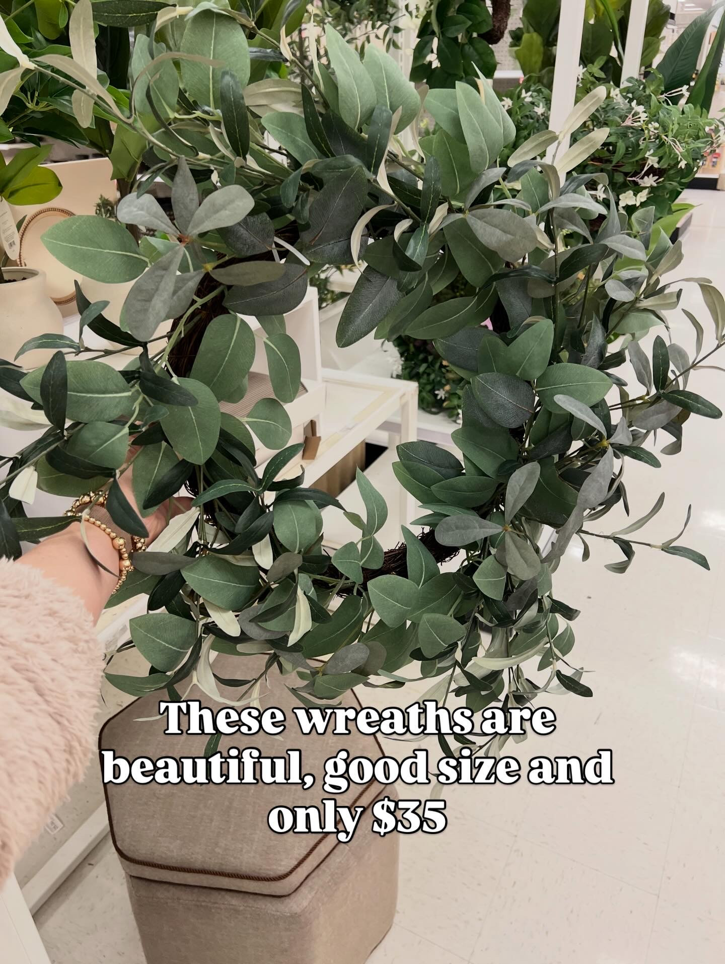 Target 35 inch wreath, honestly this would work year round! #targethome 

#LTKHome