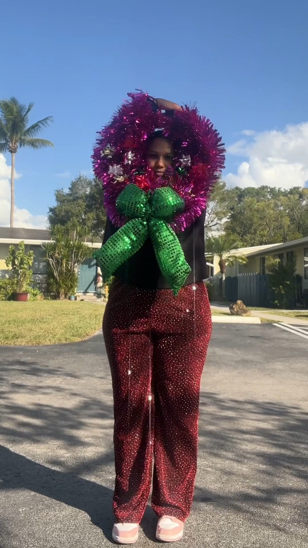 i love a festive outfit! 
☃️💕🎀🎄✨⭐️
Green bow is from the dollar tree!

#LTKHoliday #LTKSeasonal #LTKootd