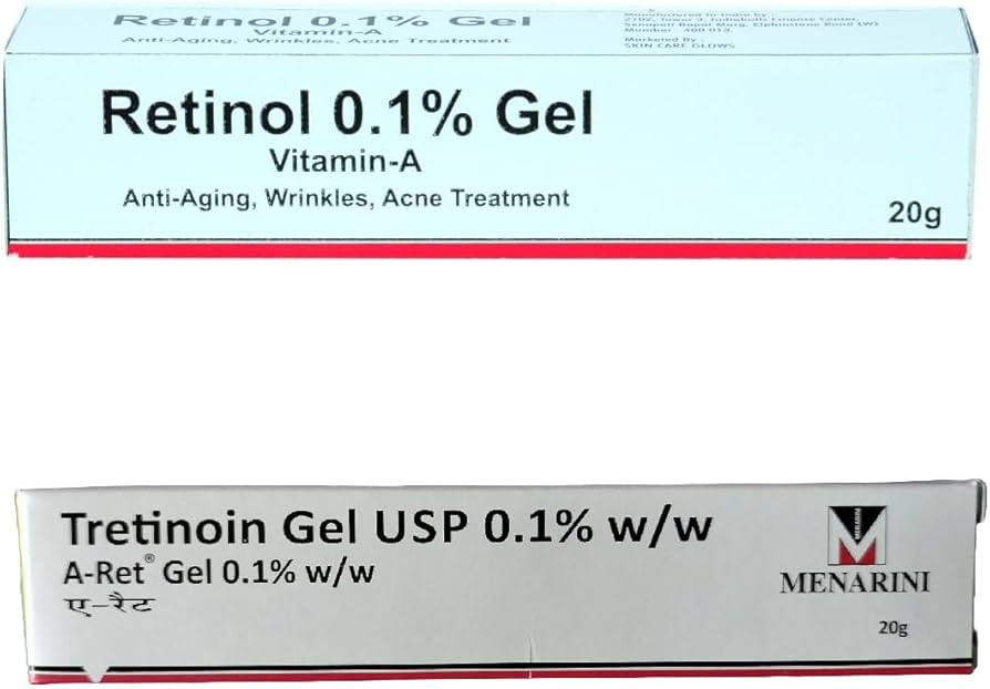 BOX2BUY Retinol Gel 0.1 Vitamin A Tretinoin Gel Repairs Fine Lines & Wrinkles, Scar Treatment fro... | Amazon (US)