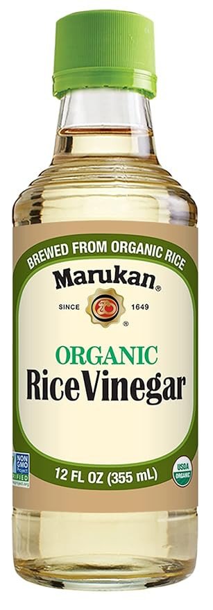 Marukan Organic Unseasoned Rice Vinegar, 12 Ounce Glass Bottle (Pack of 1) | Amazon (US)