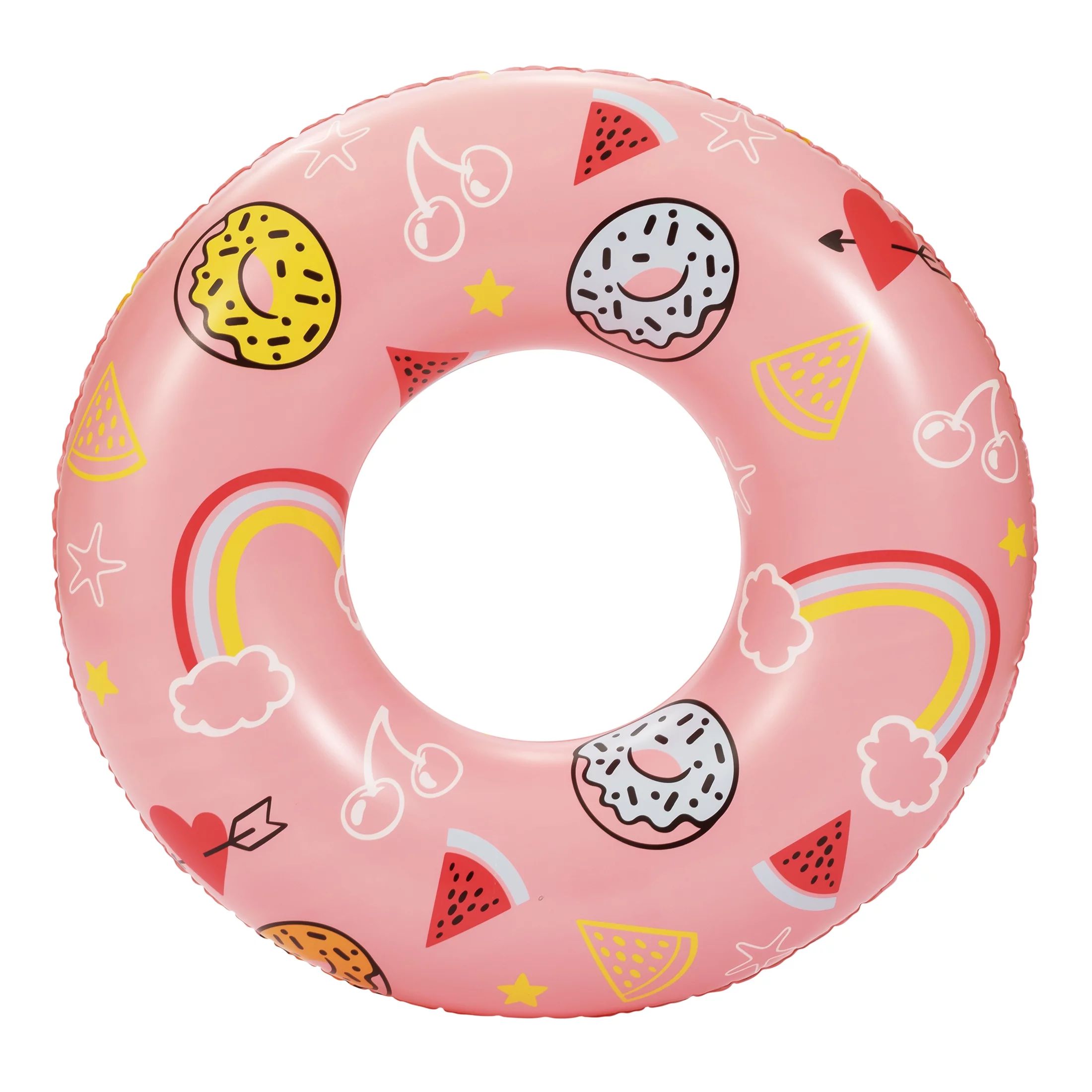 Bluescape Pink Sweets Inflatable Swim Tube Pool Float, For Kids, Age 9 & up, Unisex - Walmart.com | Walmart (US)