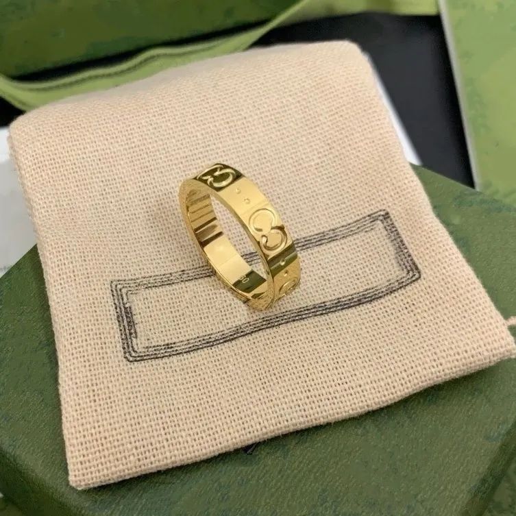 Luxurys nail ring mens ring rings designer Fashion Titanium Steel Engraved Letter Pattern designe... | DHGate