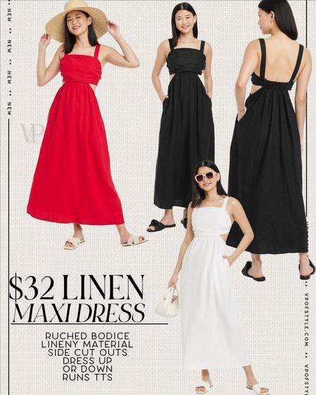 Target new arrival!! This cut out ruched bodice maxi dress is the perfect sundress for spring summer! Comes in 3 colors. Runs tts. Vacation dress. Beach dress. Fourth of July dress 

#LTKunder50 #LTKSeasonal #LTKstyletip