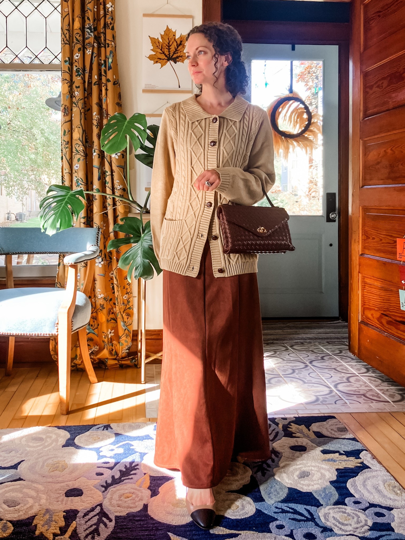 Cute cable knit cardigan for fall!
Fall outfit. Petite outfit. Neutral outfit. Modest outfit. Equestrian style  

#LTKPetite #LTKFindsUnder50 #LTKOver40