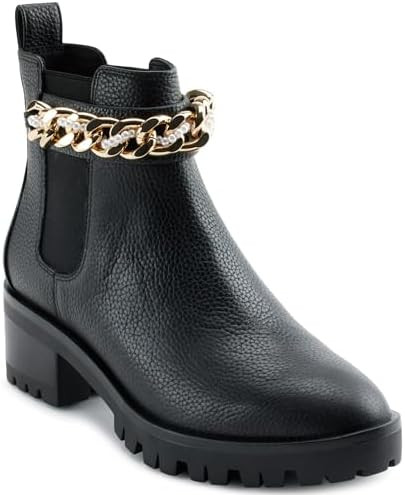 KARL LAGERFELD Paris Women's Lug Bottom Pierson Mid Shaft Boots | Amazon (US)