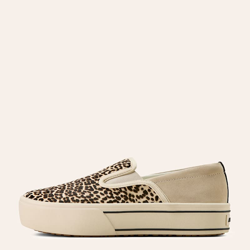 Ariat Women's Skylar Cream & Cheetah Print Hair-On Casual Shoes | Cavender's