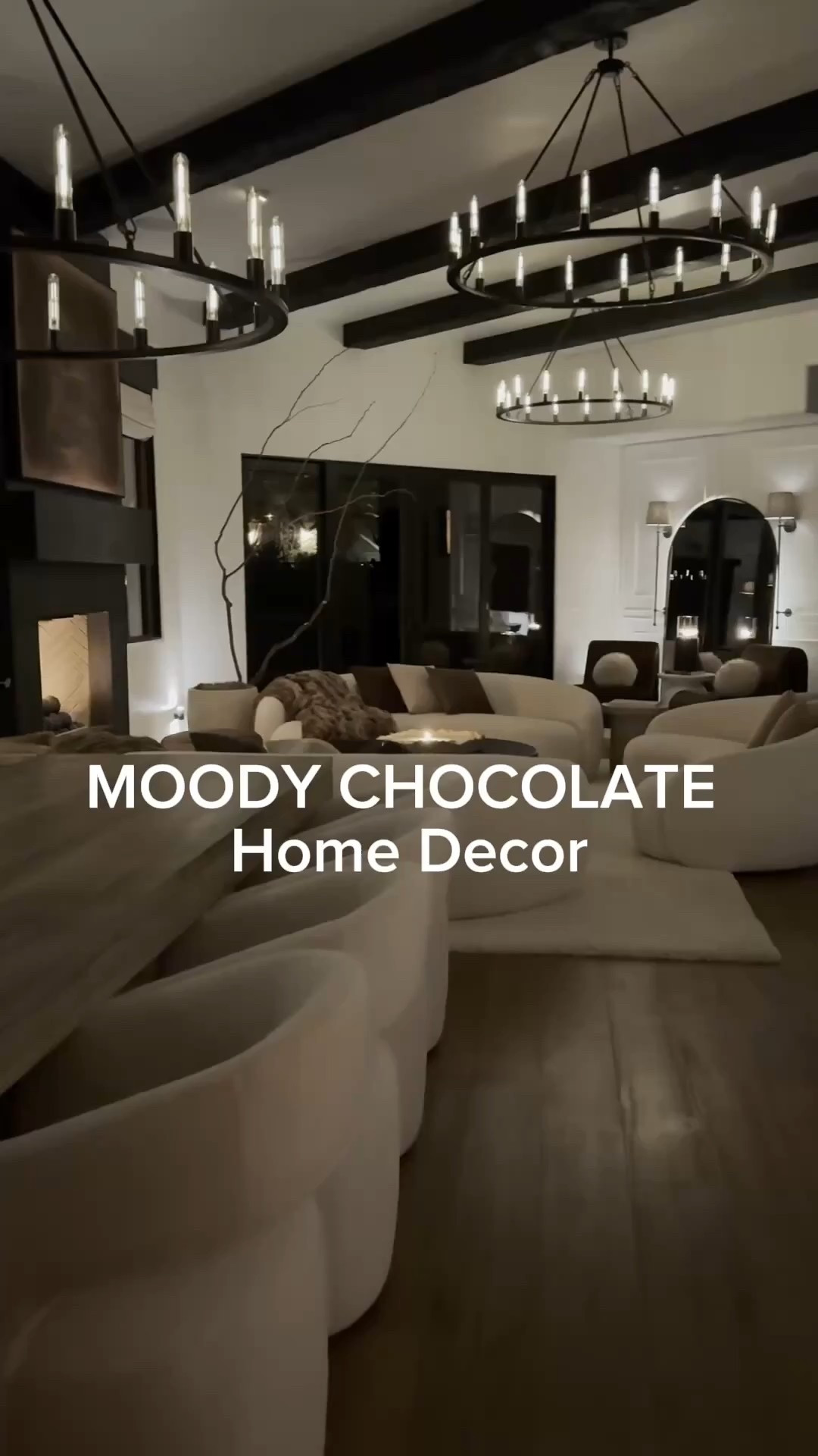 Throwback to my moody brown chocolate home decor 🤎✨ 

Rich tones, oversized lighting, and timeless modern pieces that make the space feel warm, elevated, and chic. From curved couches to cream dining chairs, every detail adds depth and cozy sophistication.



#curvedcouch #modernhome #browndecor #livingroomdecor #kitchendecor #kitchenlights #oversizedlighting #chandelier #roundchandelier #moderncounterstools #creamdiningchairs #sconces #largesconces #oversizedmirror #largetable #rectangulartable #neutraldecor #homeaesthetic #cozyhomevibes #modernhomedecor #aesthetichomedecor


#LTKHome #LTKFindsUnder100 #LTKGiftGuide