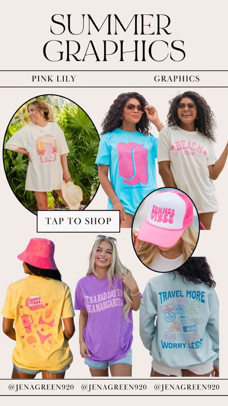 Summer Graphics | Pink Lily | Graphic Tee | Crewneck Pullover | Pink Trucker Hat

#LTKSeasonal #LTKStyleTip #LTKFindsUnder50