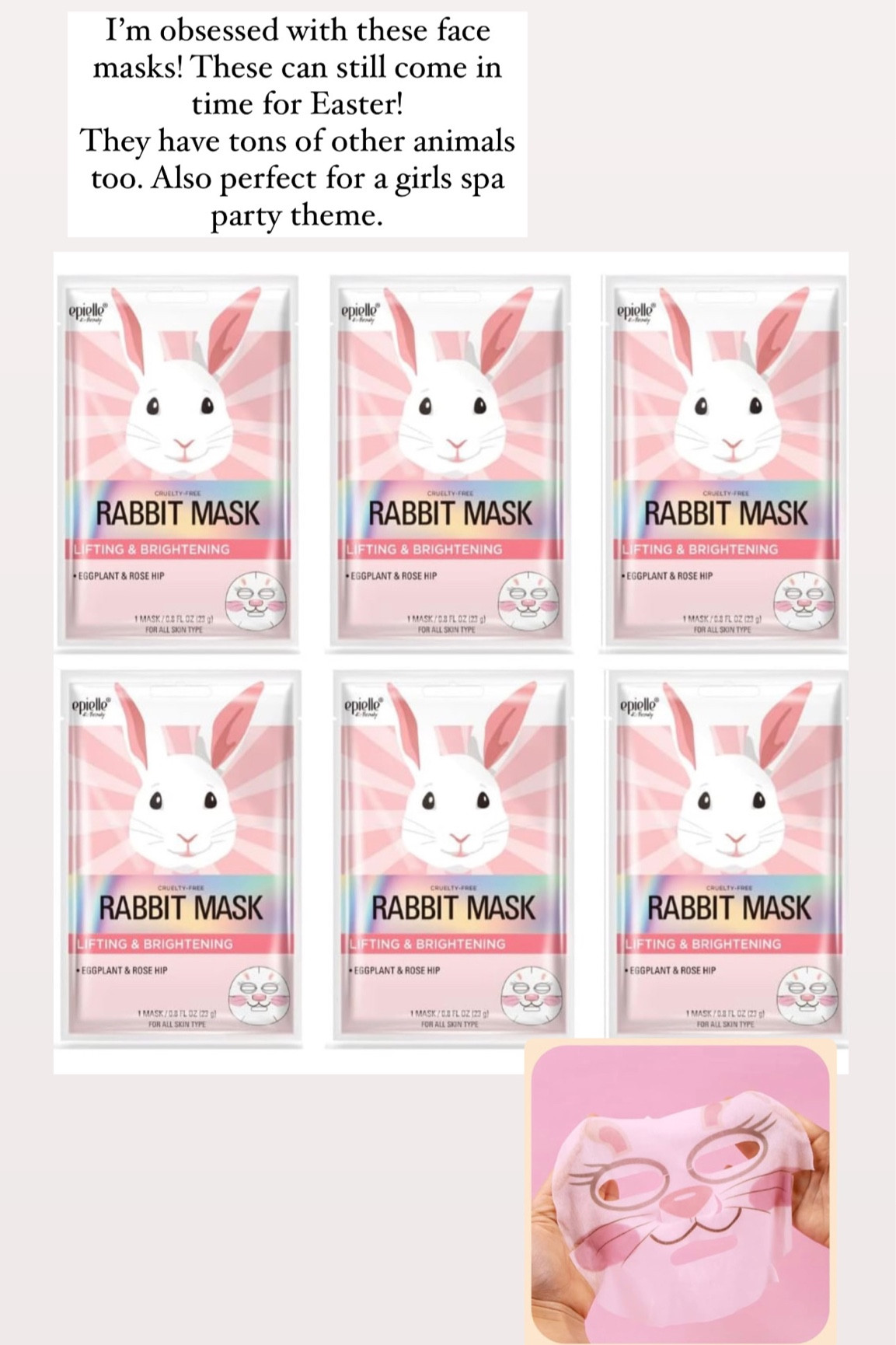 Kids Easter Basket face masks
Girls birthday party spa theme 

#LTKkids #LTKSeasonal