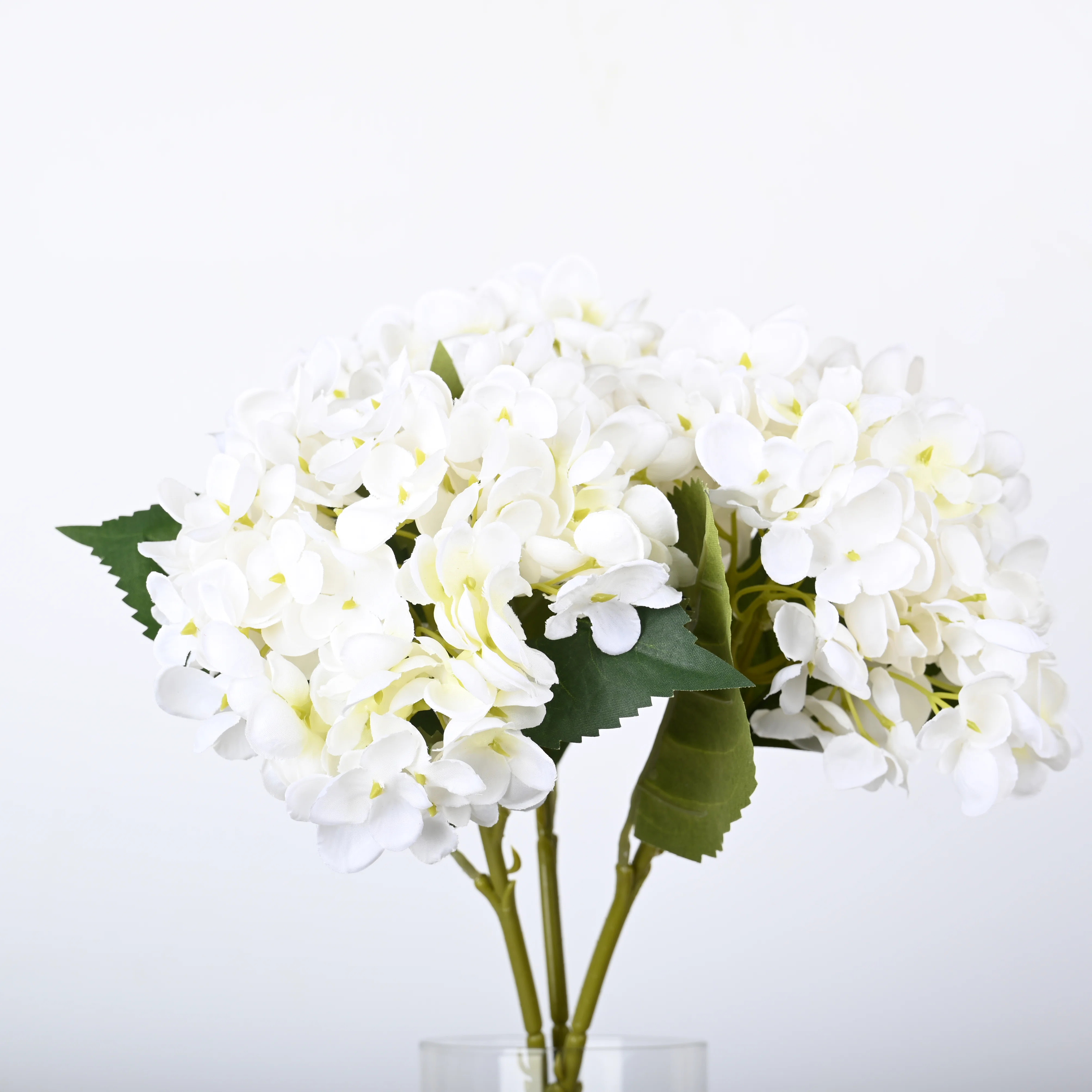 Artificial Hydrangea Flowers Hydrangeas With Stems Real Touch Suitable For Home Wedding Party Fes... | Wayfair North America