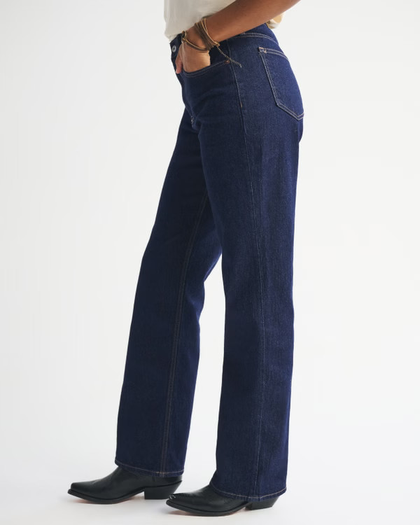 Women's Curve Love High Rise 90s Relaxed Jean | Women's Party Collection | Abercrombie.com | Abercrombie & Fitch (US)