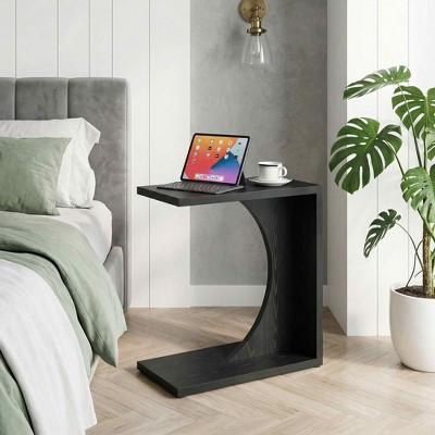 MAYEERTY Modern C Shaped Side Table, Slim Sofa End Table Multipurpose Nightstand for Living Room Bedroom | Target