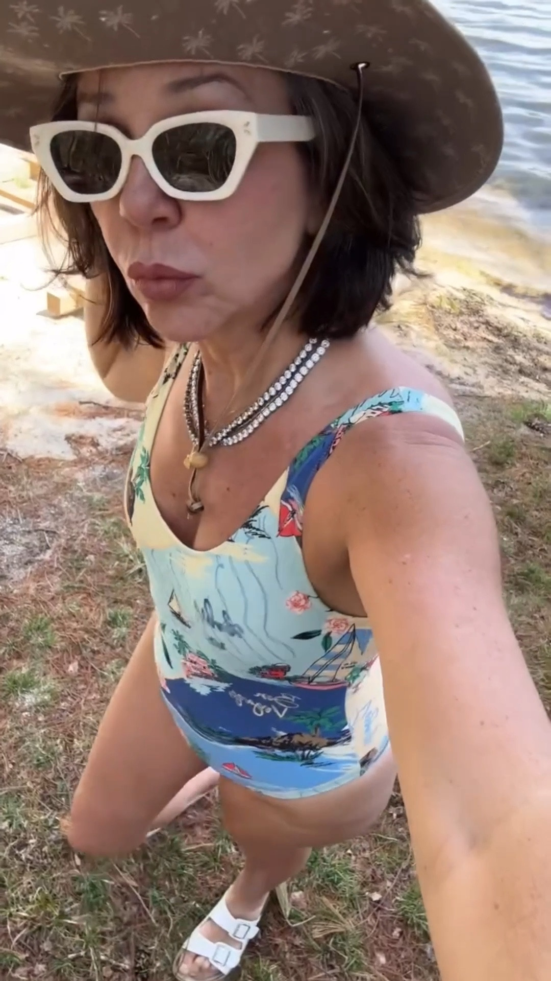Who’s with me?? 

I’m wearing swimsuit size medium, shirt size large 
Make sure you’re following me @bestwitheva to get all my looks.

Spring swimsuit, full coverage swimsuit, barrel pants, skims top, lace top, summer vacation outfit, end table, scalloped table, outfit ideas
#swimwear #oldnavystyle #oldnavydeals #amazonmusthave #over50blog #midsizeoutfits #midsizefashion fashionblogger #over50fashion #pinterestinspired #pinterestaesthetic #springstyle #springfashion #summeroutfit #lakelifestyle #pinterestinspired #comfystyle #over50andfabulous
#over40

#LTKSwim #LTKTravel #LTKActive