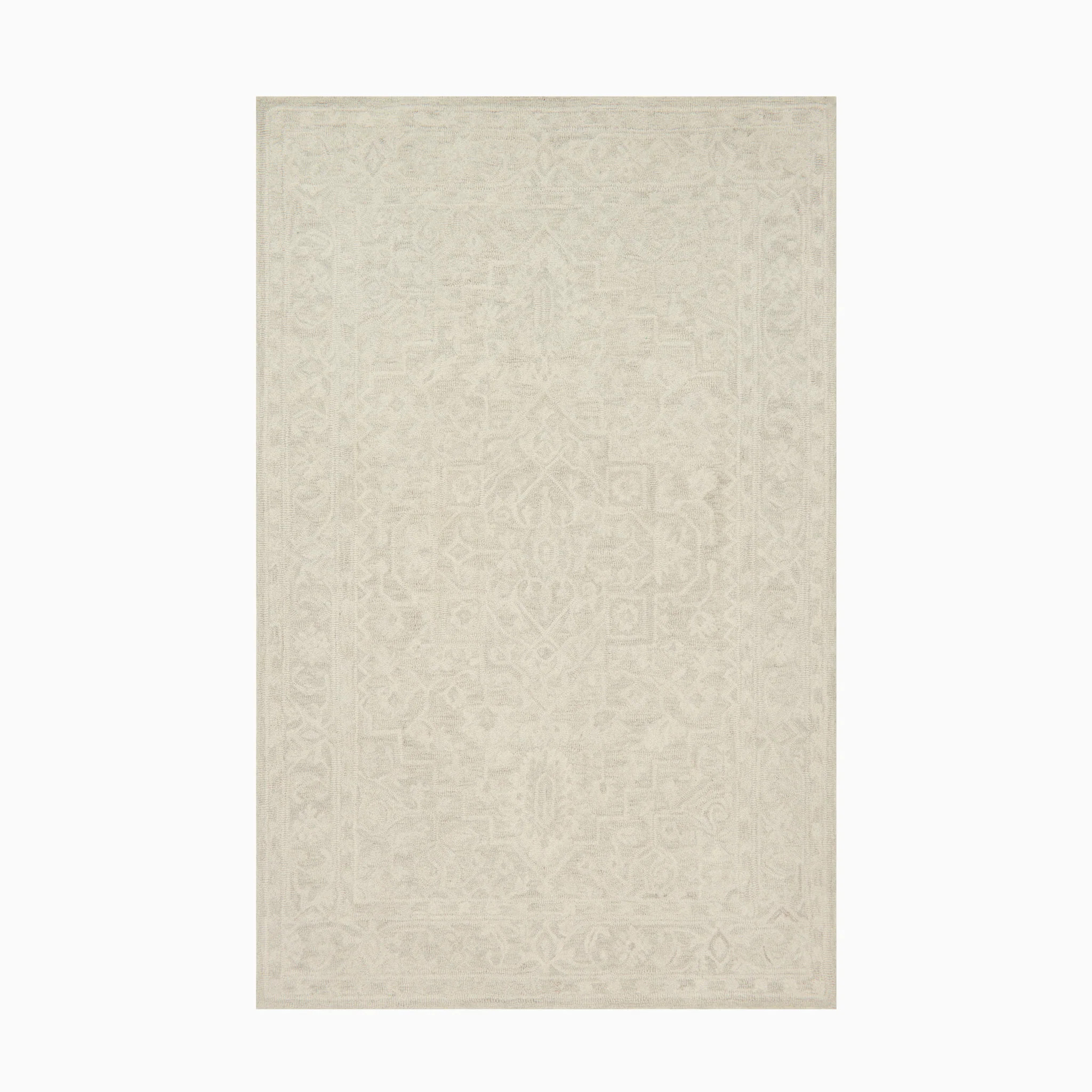 Mallory Wool Pile Rug in Cream | Edward Martin