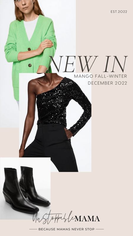 A few favs from MANGO! I own this sequin top and the quality is impeccable! Lime green sweater and boots= yes please!

#LTKFind #LTKSeasonal #LTKHoliday