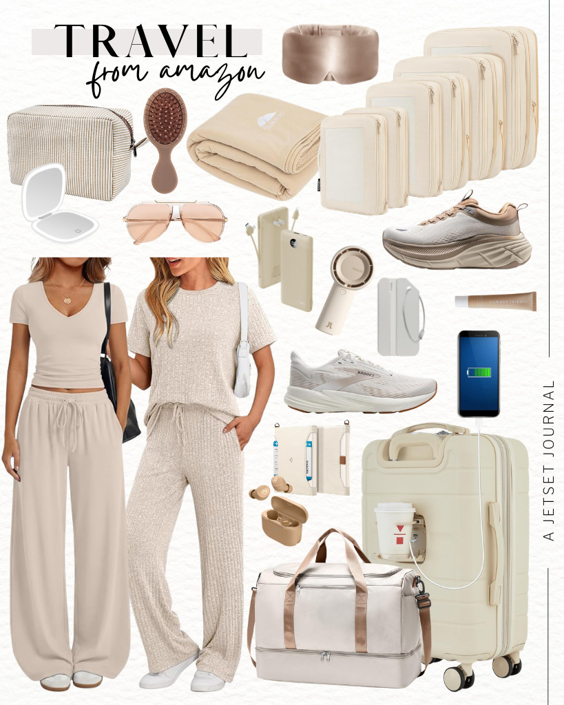 Are you looking for awesome Amazon travel finds? Check out this week’s trendy two-piece lounge sets from Trendy Queen and LILLUSORY. They're so comfortable and perfect for all-day wear, especially when paired with Nortiv sneakers! Plus, this extra-large duffel bag and cosmetic bag are essential additions to your travel gear. 

 #LTKSeasonal #LTKSaleAlert #LTKTravel