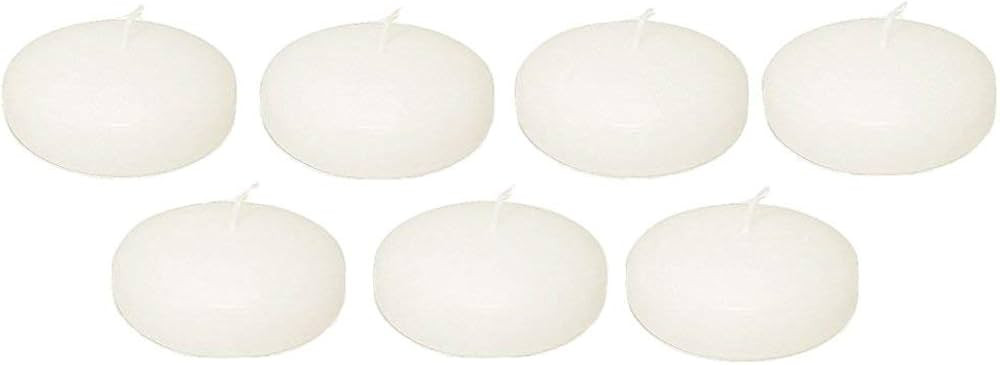 D'light Online Large Off-White 3 Inch Floating Candles Bulk Pack for Events, Weddings, Spa, Home ... | Amazon (US)