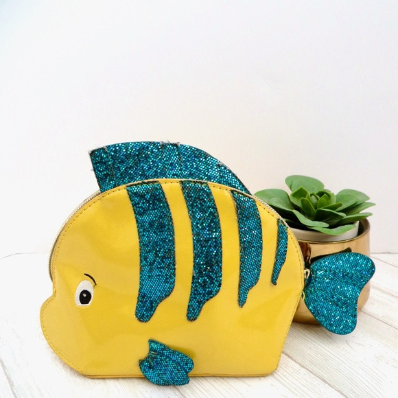Disney Danielle Nicole Makeup Cosmetics Bag Flounder Little Mermaid Rare | Poshmark