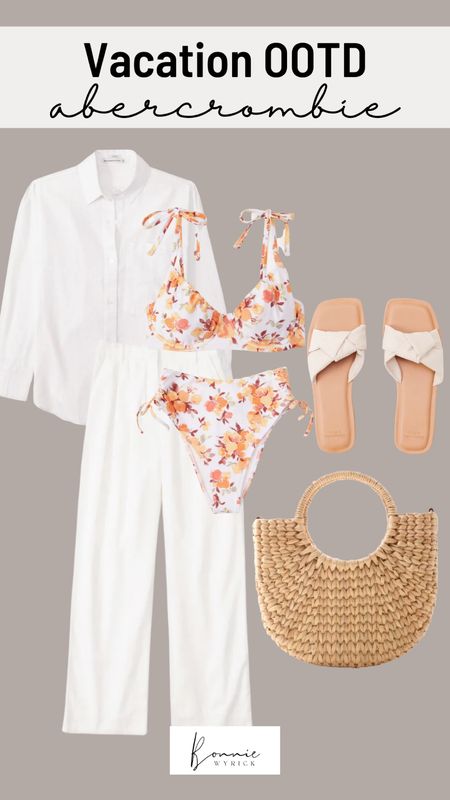 Vacation OOTD ☀️ Whether you’re getting ready for a winter vacation or counting down the days until spring break, start shopping these tropical ‘fits now! Linen Set | Linen Pants | Linen Shirt | High Waisted Swimwear | Beach Bag | Vacation Outfit | Midsize Outfit of the Day | Midsize Fashion

#LTKtravel #LTKswim #LTKcurves