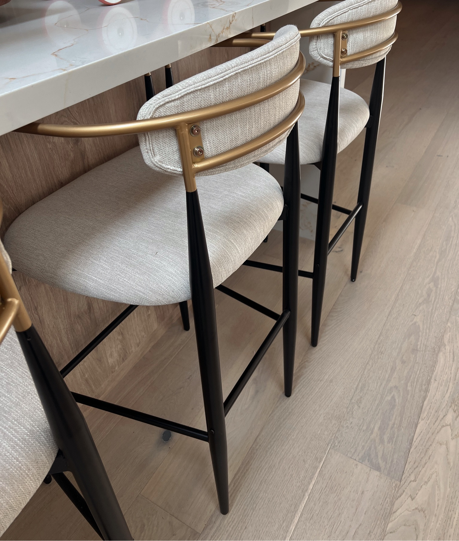 Labor Day Sale! Our bar stools are on sale for a set of 2! Color beige. These also come in counter stool height and dining chair height so just double check the height before ordering, mine are the bar stool height. Bestseller for weeks! Quality is amazing. RH dupe. 


Bar stools 
Kitchen counter stools 
Dining room chairs 
Home finds 
Wayfair sale 

@wayfair #wayfair 
#wayfairsale #wayday #barstools 

#LTKHome #LTKStyleTip #LTKSaleAlert