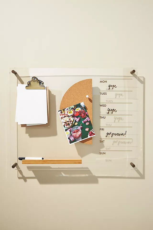 Acrylic Dry Erase Calendar | Anthropologie (US)