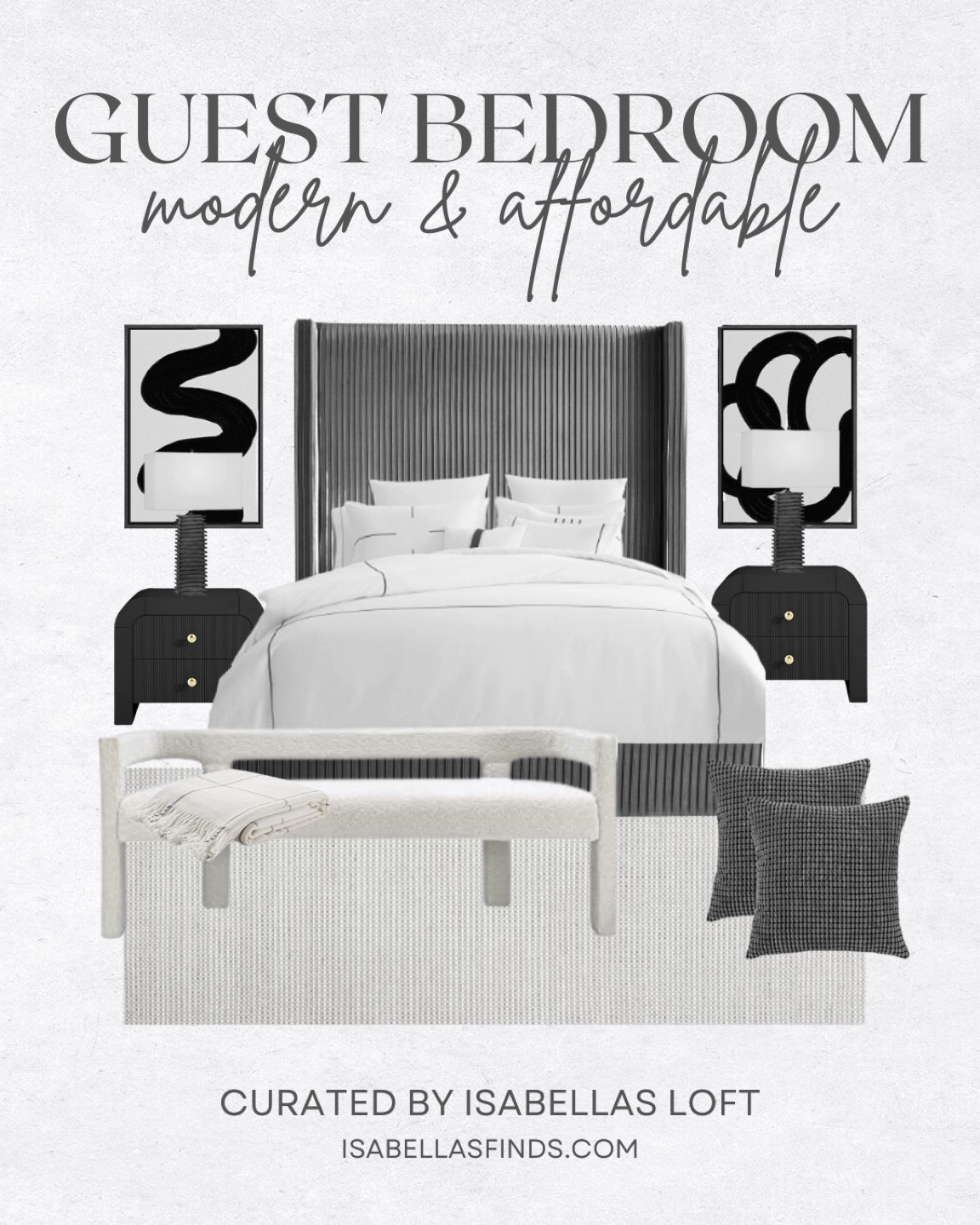 Guest Bedroom • Modern & Affordable 

Amazon finds, Amazon home, Media Console, Living Home Furniture, Bedroom Furniture, stand, cane bed, cane furniture, floor mirror, arched mirror, cabinet, home decor, modern decor, mid century modern, kitchen pendant lighting, unique lighting, Console Table, Restoration Hardware Inspired, ceiling lighting, black light, brass decor, black furniture, modern glam, entryway, living room, kitchen, bar stools, throw pillows, wall decor, accent chair, dining room, home decor, rug, coffee table 

#LTKsalealert #LTKhome #LTKstyletip