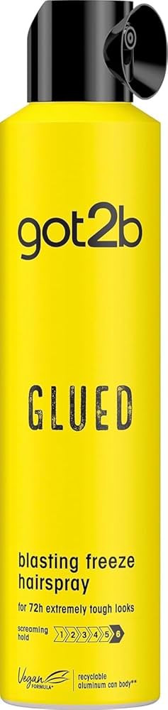 got2b Glued Blasting Freeze Hairspray 300 ml, Glued Hairspray for up to 72h Ultra Strong Hold, Ha... | Amazon (UK)