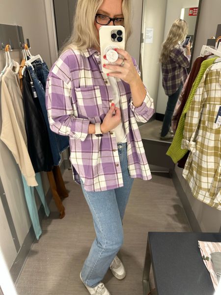 This flannel top comes in so many colors and is going to be a staple in my wardrobe this fall. What about you? 

#Target #TargetStyle #TargetFashion #FallFashion #TargetIsMyFavorite #TargetMom #TargetRun #TargetFind #FallFlannel