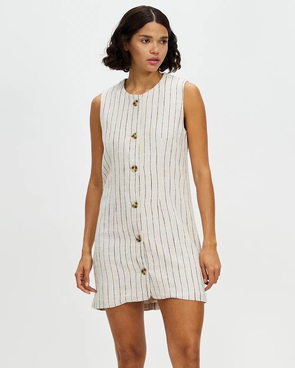 Coralie Linen Mini Dress | THE ICONIC (AU & NZ)