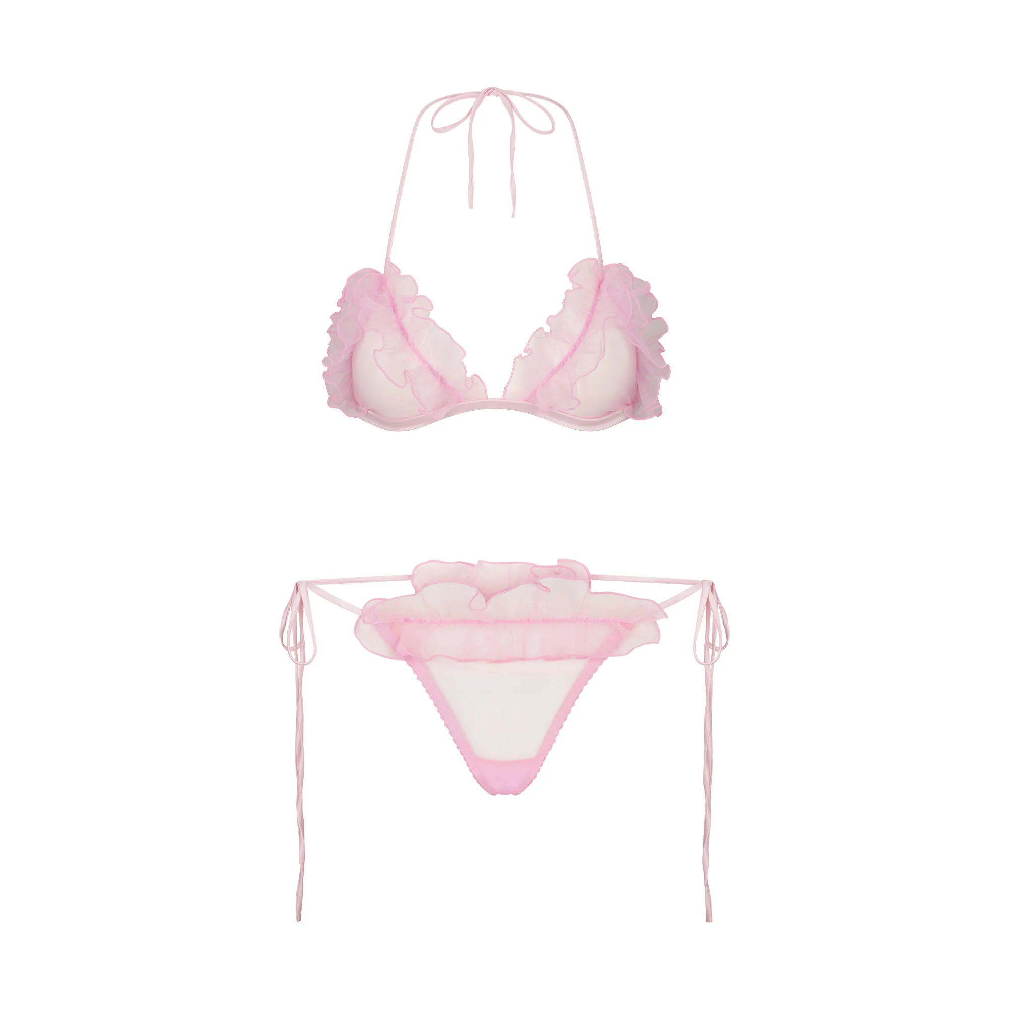 TIE BRALETTE AND THONG SET | SKIMS (US)