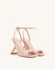 Hayden Triangle Wedge Sandals -  Pink Beige | JW PEI US