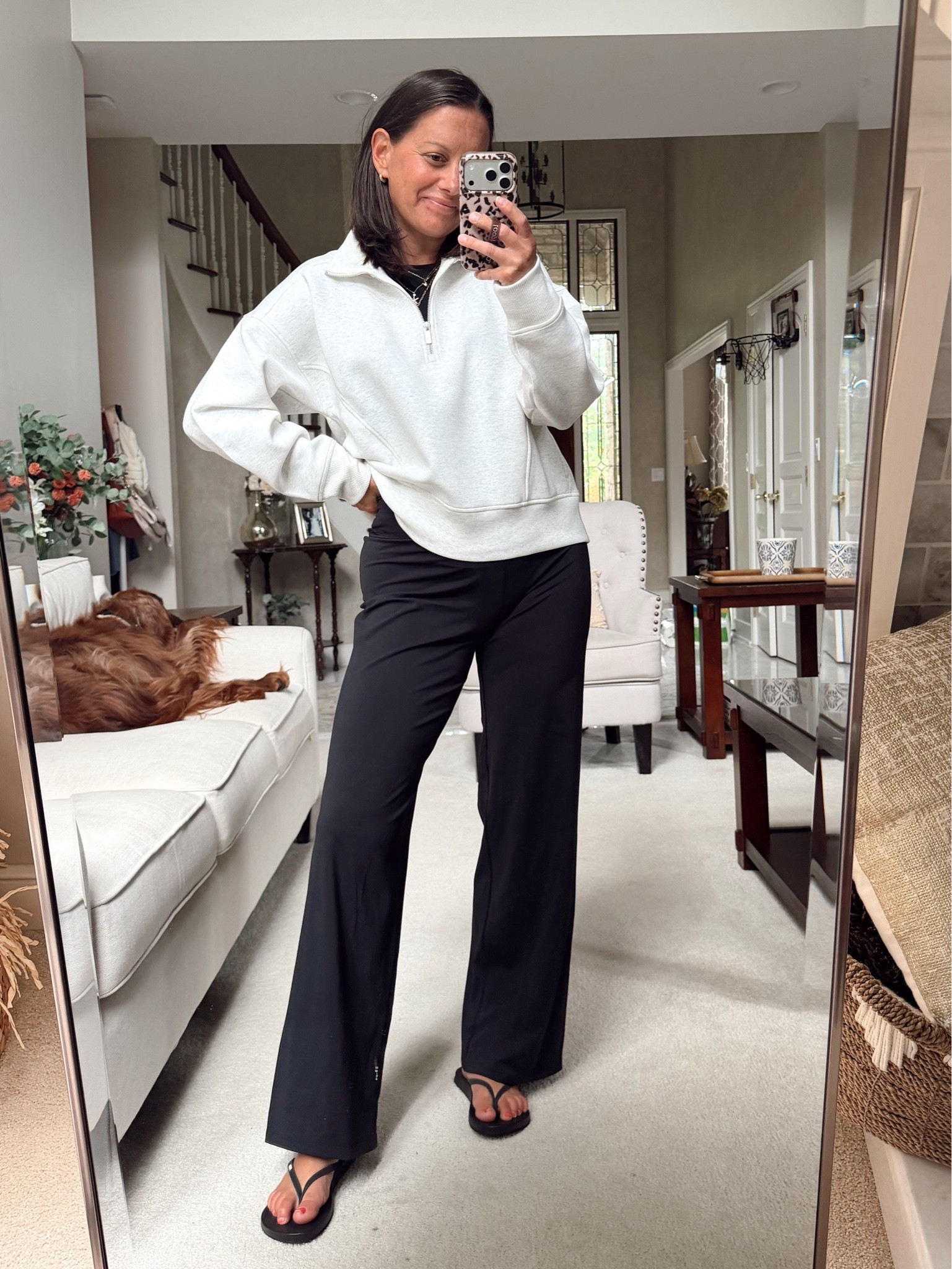 Camis try on haul! Love the fabrics in this line! So incredibly soft. 🤩 This pullover is going to be a closet staple this fall! Runs true to size but I sized up for a more relaxed fit.

Pants run true to size and come in 3
Inseam lengths. I am wearing a small regular.

#sponsored @dickssportinggoods

#LTKootd #LTKActive #LTKmomlife