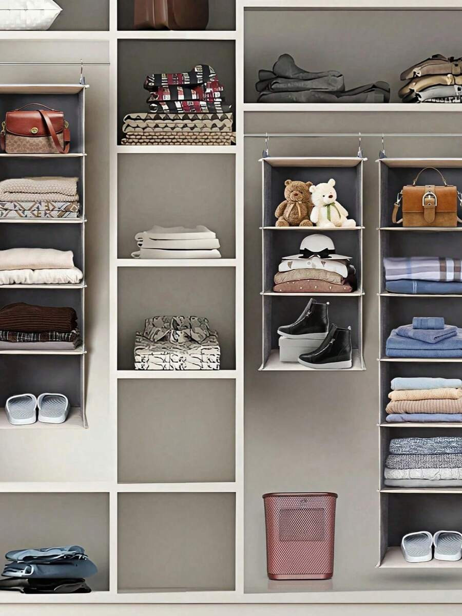 1 Peça Prateleira de Armazenamento de Roupas Suspensa para Armário, Organizador de Roupas Suspe... | SHEIN