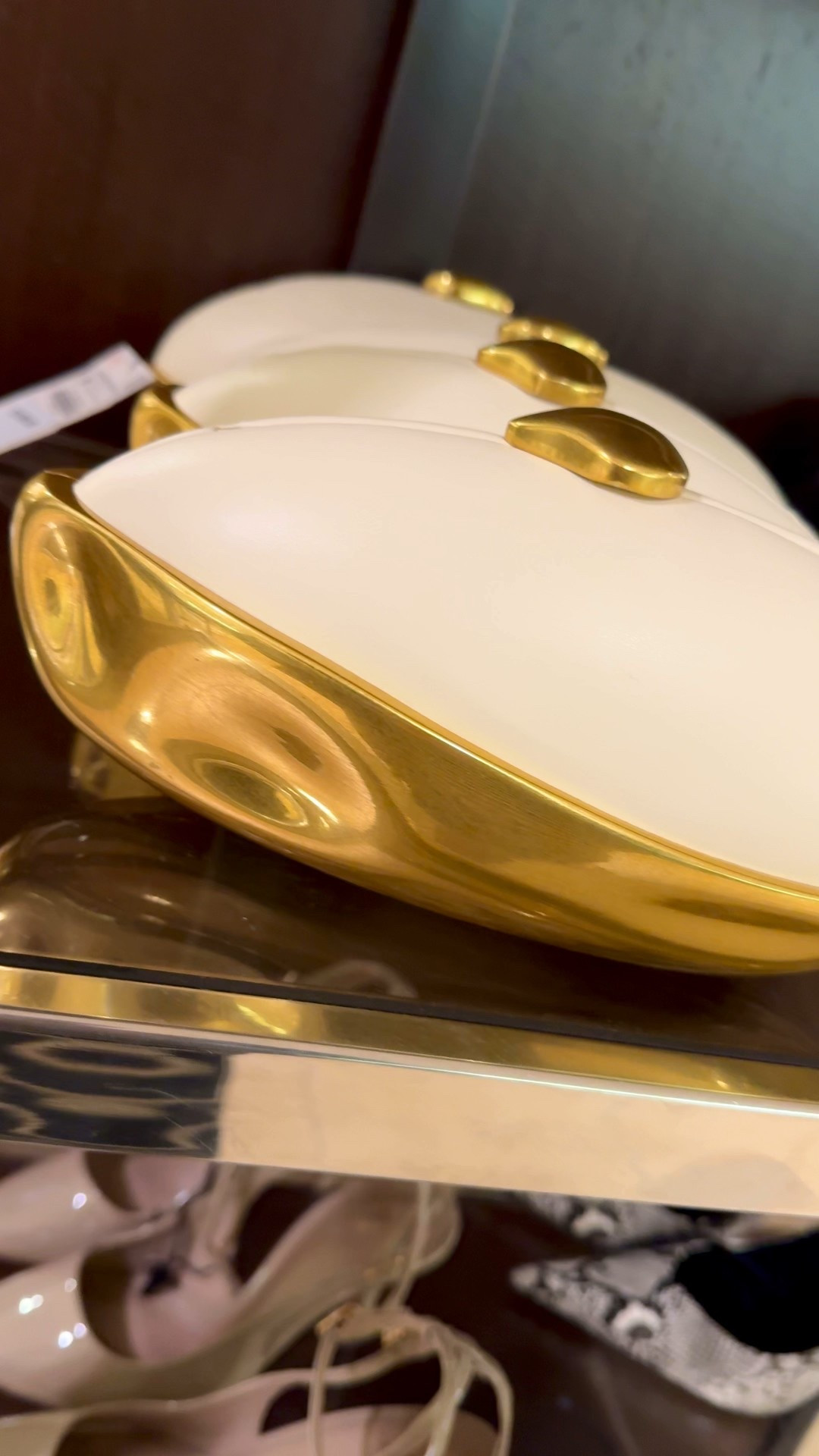 A stunning gold and cream clutch. Perfect for an evening out 

#LTKStyleTip #LTKItBag