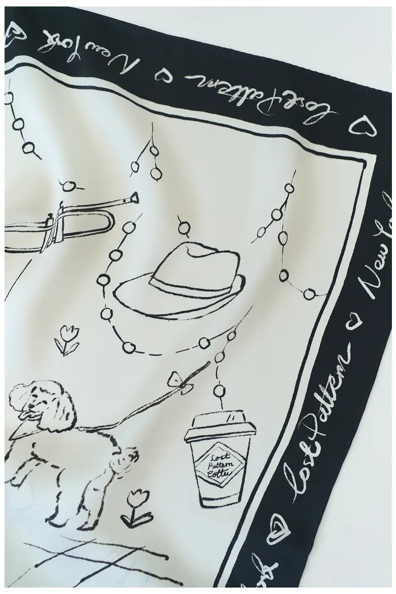 NYC in Sketches Silk Bandana | Nordstrom | Nordstrom