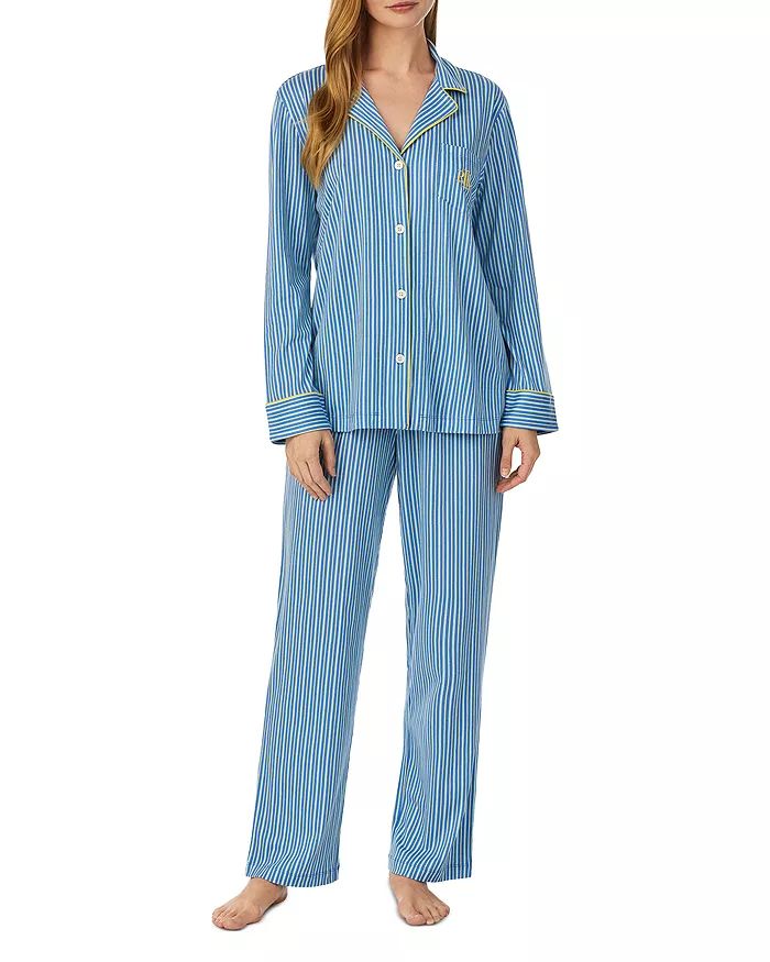 Notch Collar Long Pajama Set | Bloomingdale's (US)