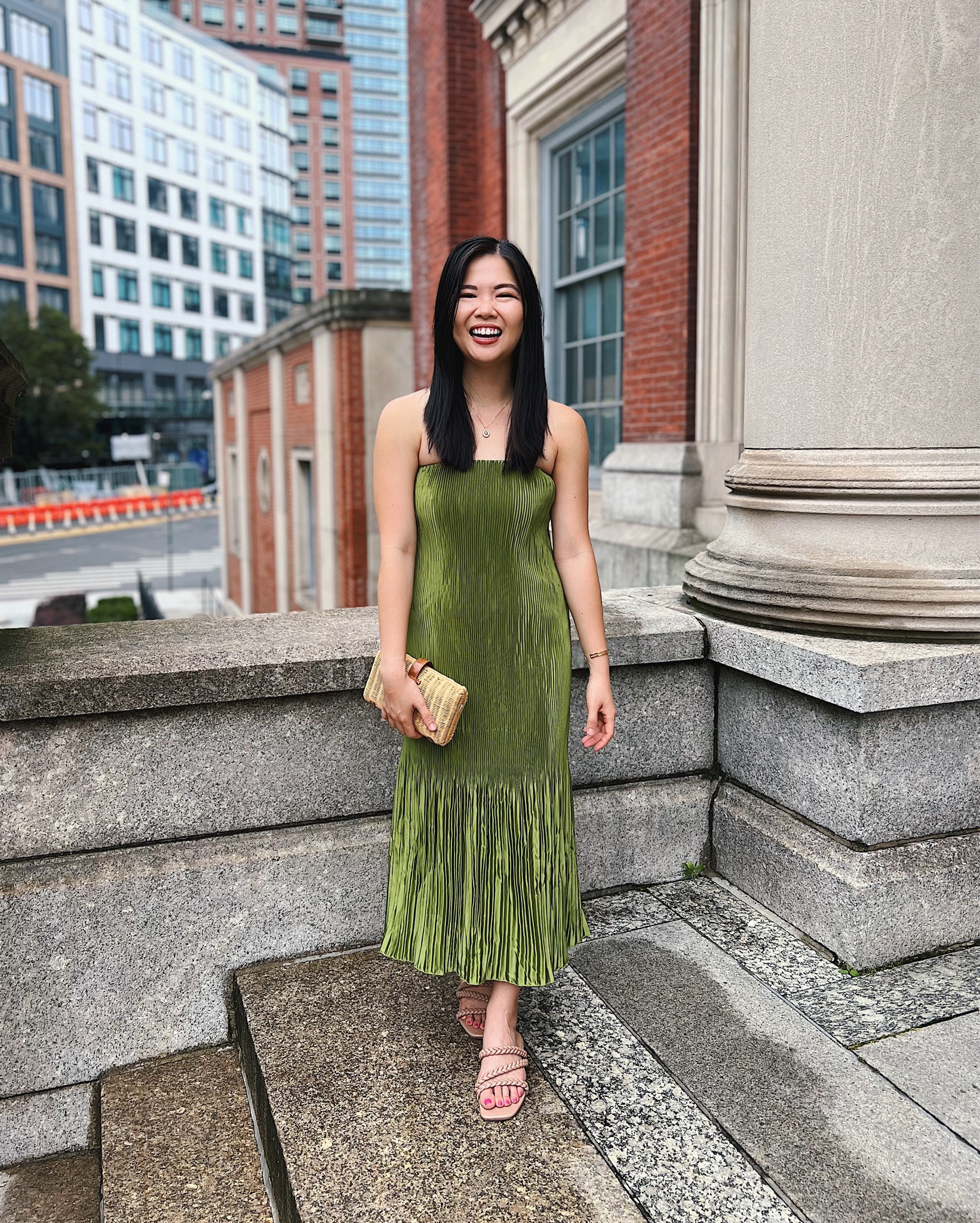PLEATED PARTY MIDI DRESS curated on LTK
