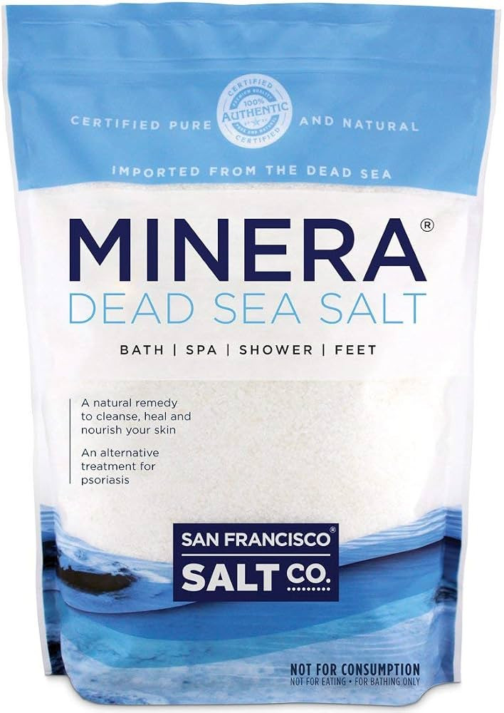 Minera Natural Dead Sea Salt - 5 lbs. Bulk - Fine Grain | Amazon (US)