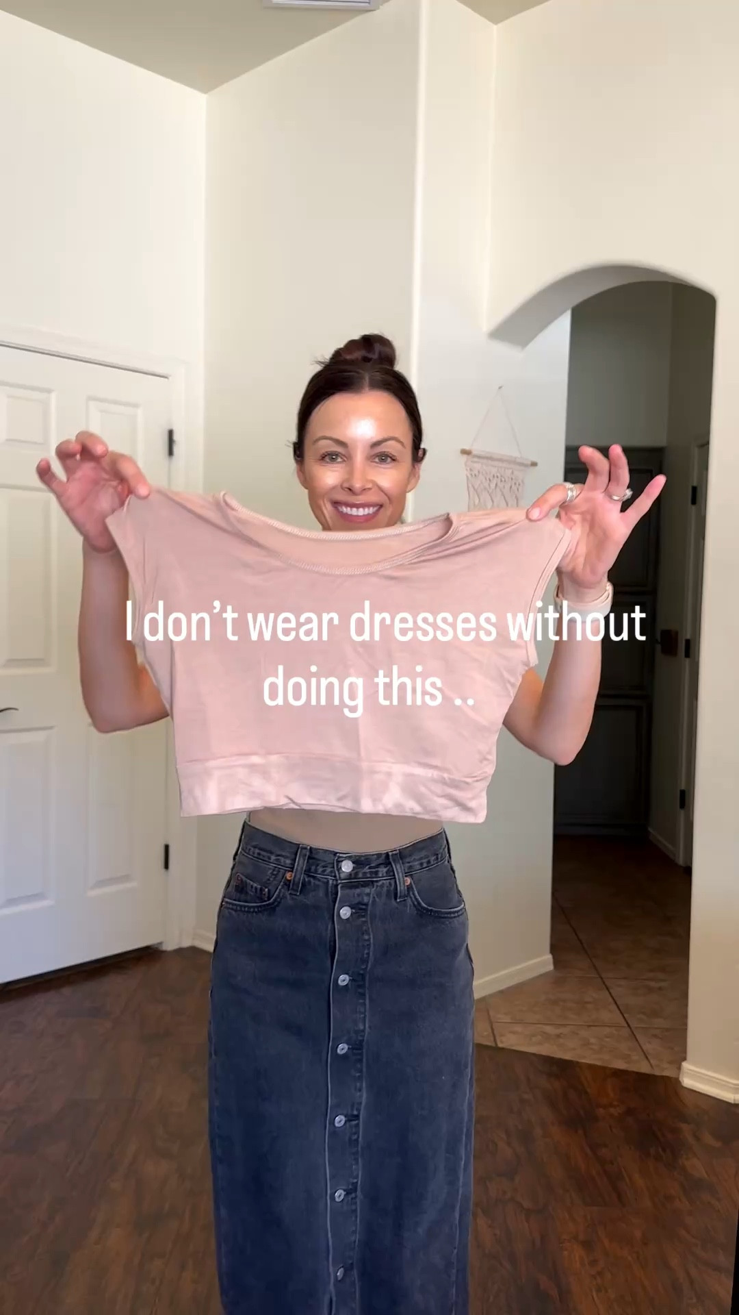  I don't wear dresses without doing this
Adding a @halftee = instant coverage + still cute
It seriously makes so many dresses actually wearable for me (especially for church!)
If you've ever loved a dress but wished it had a little more coverage... this is it 4-
You can save 20% with code RUTH when you shop through my link-it's in my highlights! *
#modeststyle #momstyle #amazonfinds #churchoutfit #modestfashion