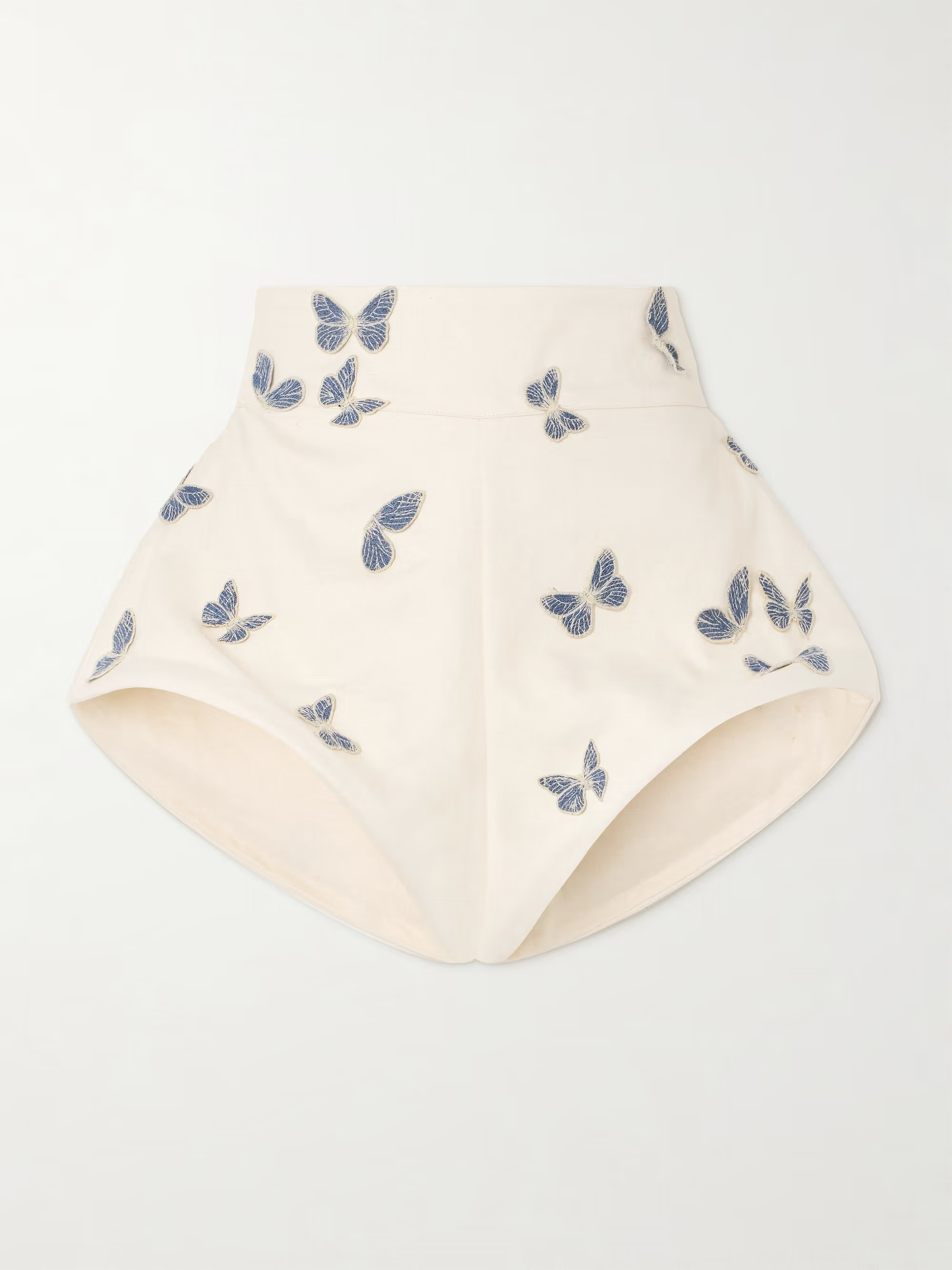 Gatti appliquéd linen shorts | NET-A-PORTER (US)